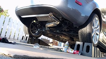 Mazda NC miata Goodwin racing single race muffler. (OEM mid and headers)