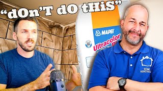 My Response to Jeff from Home RenoVision DIY | Mapei Ultracolor Plus Grout FA
