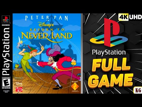 Peter Pan in Disney's Return to Never Land [PS1] 100% Gameplay Walkthrough FULL GAME [4K60ᶠᵖˢ UHD🔴]