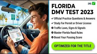 DMV Florida Written Test 2026: Official Permit Exam Questions and Answers Practice