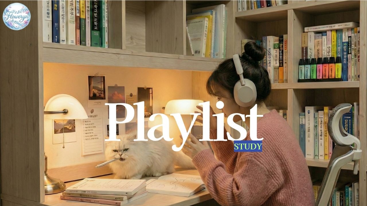 Playlist | 흔들림 없는 집중력! 집사의 공부는 계속된다 | 딱 1시간 집중 또 집중 | 인스타 감성 인디팝 | Study Music