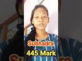 Subhadra Rout, 445 Mark in chse Exam. +2 Odisha topp,ers #hksir #chseresult #shorts #topper