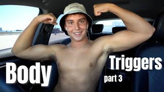 ASMR | Fast Aggressive Body Triggers Pt. 3 (collarbone tapping, mouth sounds, jewellery sounds)