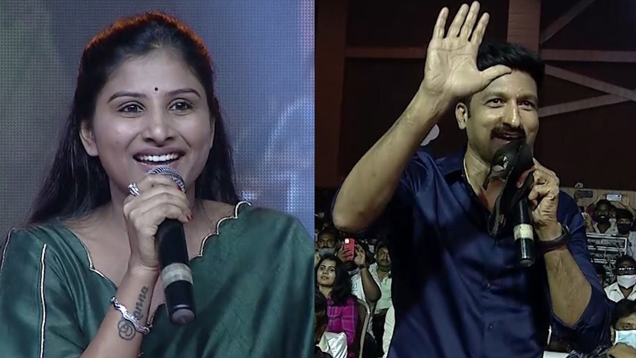 Singer Mangli Speech at Gopichand's Seetimaarr Movie Pre Release Event | Filmyfocus.com