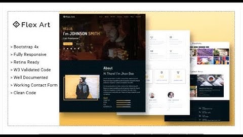 FlexArt - Responsive Portfolio Template | Themeforest Templates