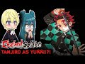 [🇧🇷🇺🇸] Mato Seihei no Slave React to Tanjiro as Yukki || Demon Slayer || Gacha React || 