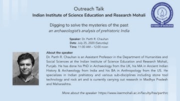 Digging to solve the mysteries of the past: An archaeologist’s analysis of prehistoric India