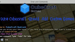 Why Cubecraft Should Add Custom Games screenshot 1