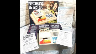 Vintage Electronic Detective Game Ideal Complete Fully Working VGC Complete 1979
