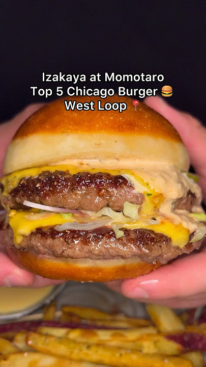Izakaya at Momotaro: 8.9/10 & $79.03  🍔#izakayaatmomotaroburger #izakayaatmomotaro #chicago