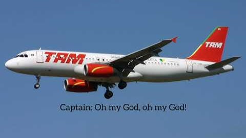 CVR (With Subtitles) - TAM 3054 - [Runway excursion due to pilot error] 17 July 2007