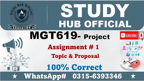 MGT619 Assignment 1 solution sp2024 mgt619 project #mgt619