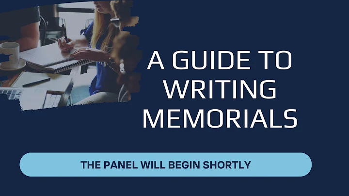 A guide to writing memorials