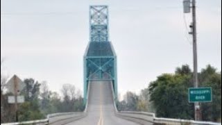 Hopper Bottom Trucking Over The Sketchiest Bridge On The Mississippi River