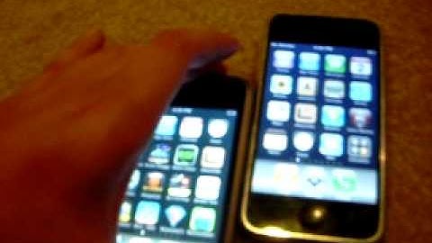 IPOD TOUCH 1ST GENERATION  V.S.  IPHONE 2G (1ST GEN)!! PART ONE