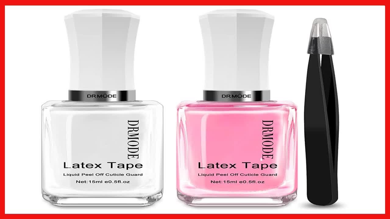 DR. MODE Liquid Latex for Nails - 30ML Upgraded Fast Drying Cuticle Protectors Peel Off Nail Polish