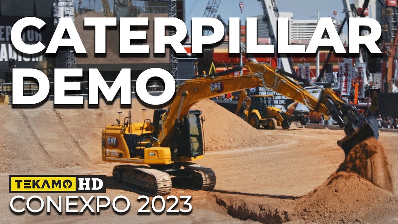 CATERPILLAR Demo Show At ConExpo 2023 Las Vegas YouTube
