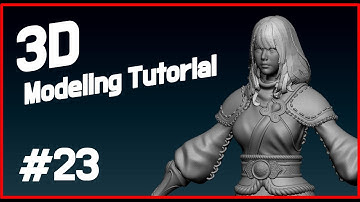| Johnnny 3D | 23 | 3D 캐릭터를 만들어보자 3D Character Modeling tutorial | Zbrush & 3Ds max Timelapse |