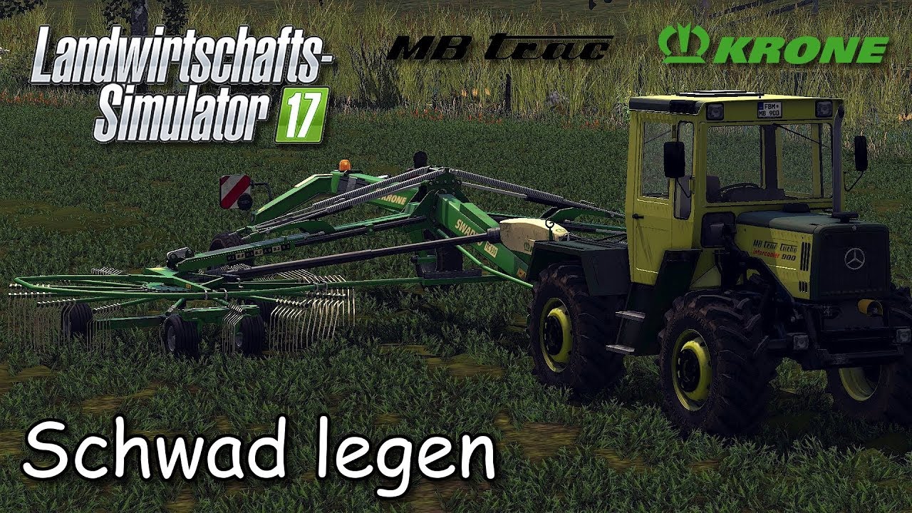 LS17 - TALBACH // #27 // Schwad legen // MB trac 900 + Krone Swadro TC930