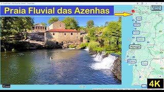 PRAIA FLUVIAL DAS AZENHAS (VILAR DE MOUROS) »»»» VIANA DO CASTELO, Distrito; »»» CAMINHA, Concelho