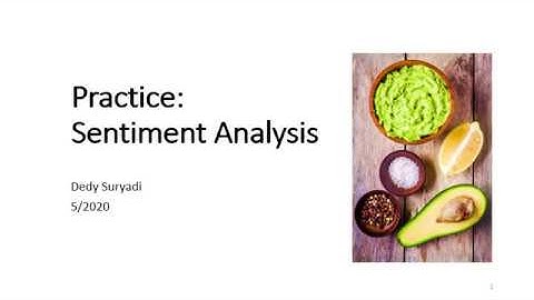 Week 14 - Practice (Sentiment Analysis in Python)