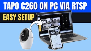 Tapo C260 on PC via VLC Media Player - (RTSP Protocol) screenshot 1