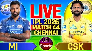 CSK vs MI Live Match Score Commentary, IPL 2026 Live Cricket Match Today | Chennai vs Mumbai Live