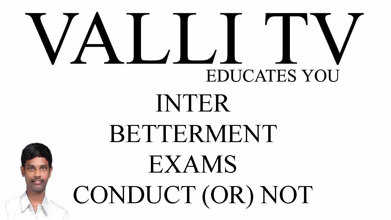 ANDHRA PRADESH INTERMEDIATE BETTERMENT EXAMS