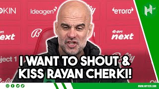Shout & Kiss Rayan Cherki Pep Guardiola Nottingham Forest 1-2 Man City