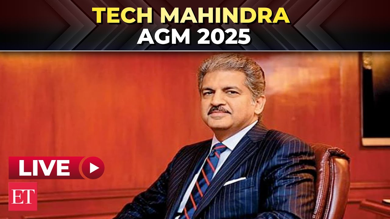 Tech Mahindra AGM LIVE | Anand Mahindra on Trust, AI, and the Road ...