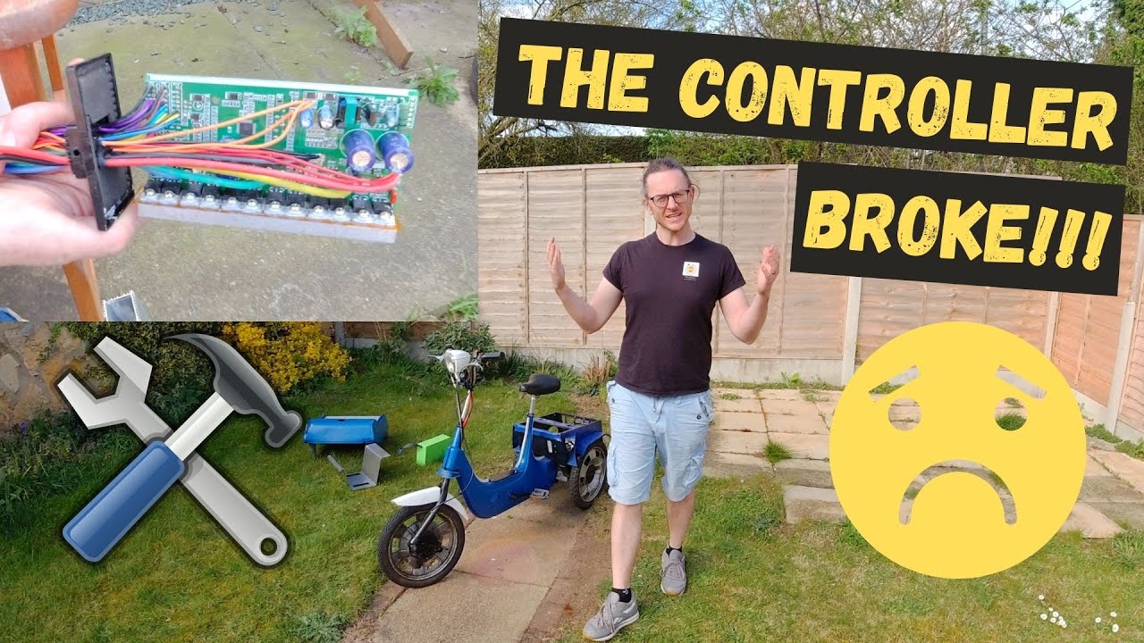 The Controller broke!! BSA Ariel 3 EV Conversion e-trike #SpecialTrikee Part 6