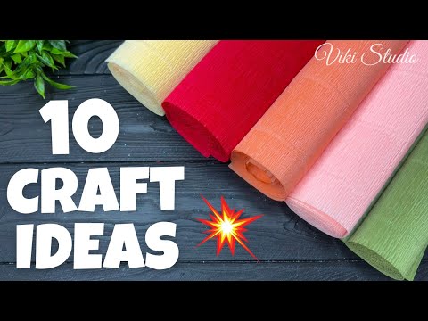 10 IDEAS 💥 Crepe Paper Decoration Ideas Crepe Paper Flowers How to create decorative arrangements made with paper tubes hqdefault