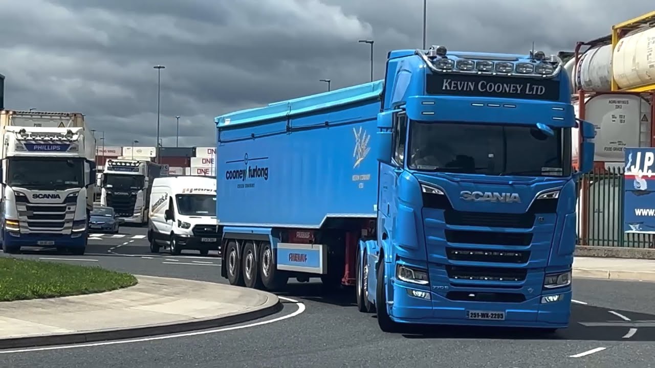 Top Class Trucks …. Truck Spotting in Ireland - July 2025 at Dublin Port.