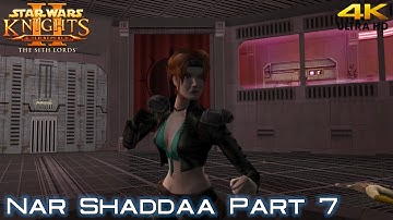 Star Wars Knights of the Old Republic 2 Restored Content Nar Shaddaa Part 7 Walkthrough (4K)
