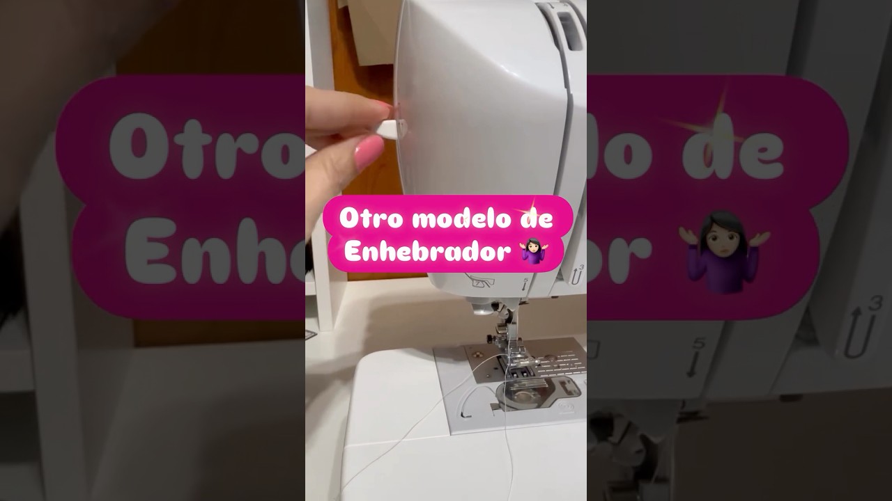 Existen diferentes tipos o modelos de enhebrador automático, dependerá de la marca de tu máquina