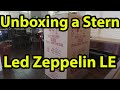 Unboxing a Stern Pinball Led Zeppelin LE Pinball Machine and gameplay.