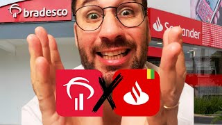 CONTA CORRENTE SEM CUSTO SANTANDER ou BRADESCO?