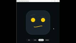 QML Organics Robot Face Dynamics #qml