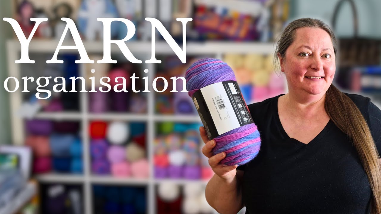 Organizing My Yarn Stash | Tips & Tricks for Crafty Creators 🧶💗