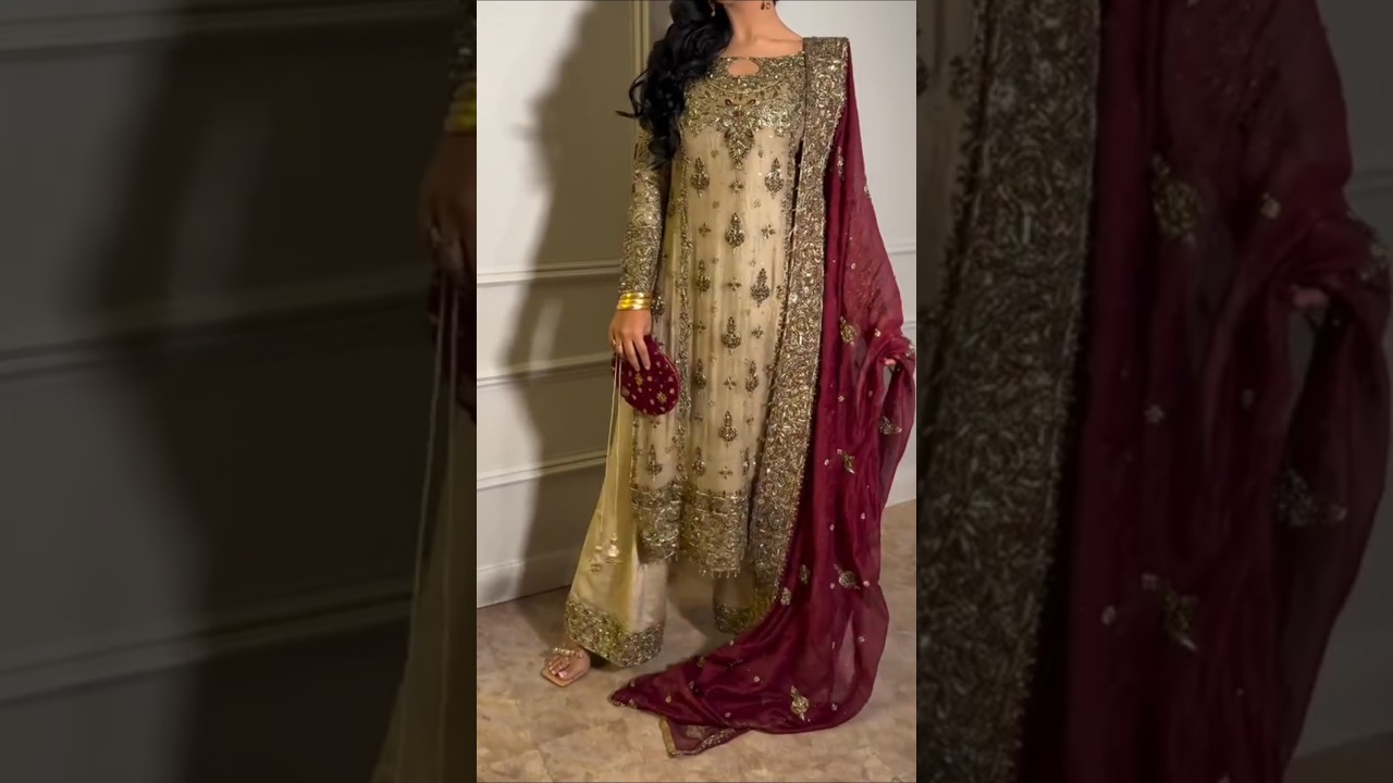 Pakistani embroidery suit 2025❤💫