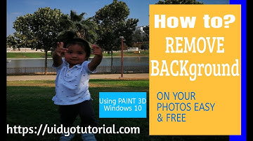 REMOVE BACKGROUND {Paint 3D}