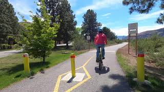 4K Biking on the Apple Capital Recreation Loop Trail near Wenatchee, Washington