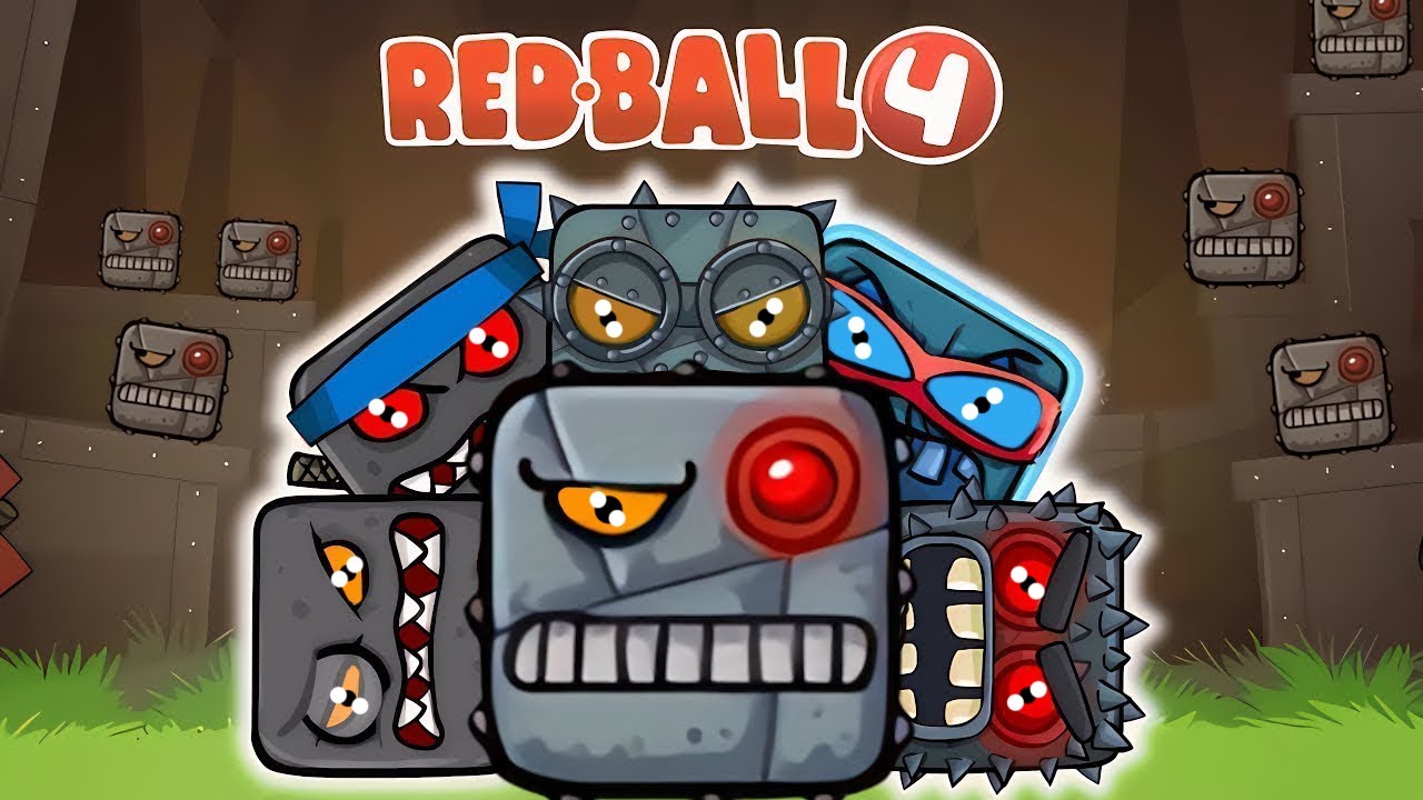 Red Ball 4 - Boom Box - All Levels - All Bosses - All Volumes - Full Game - Superspeed Gameplay