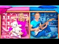 Jongens vs Meisjes Geheime Kamers Onder Het Bed | Grappige Momenten