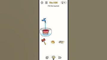brain out level 100 ( play games with Sakina) fill the bucket