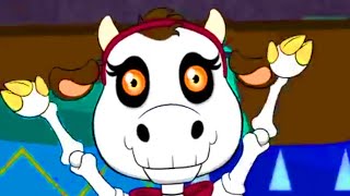 LA VACA LOLA ESQUELETO. CANTA Y BAILA #cancionesinfantiles #lavacalola #halloween  #reggaeton