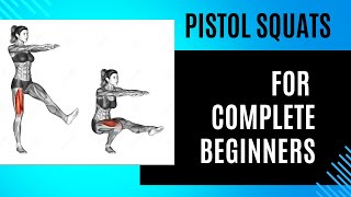 Pistol squats for complete beginners
