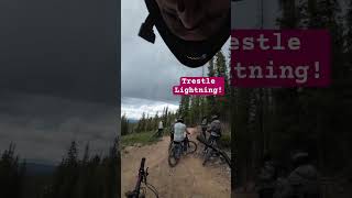 Caught a decent lightning strike at Trestle (Winter Park) #mtb #lightning ng