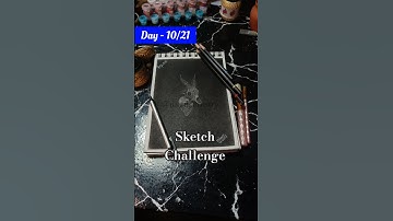 Day 10/21 | Gothic Skulls: The Art of Darkness | 21 days sketch challenge