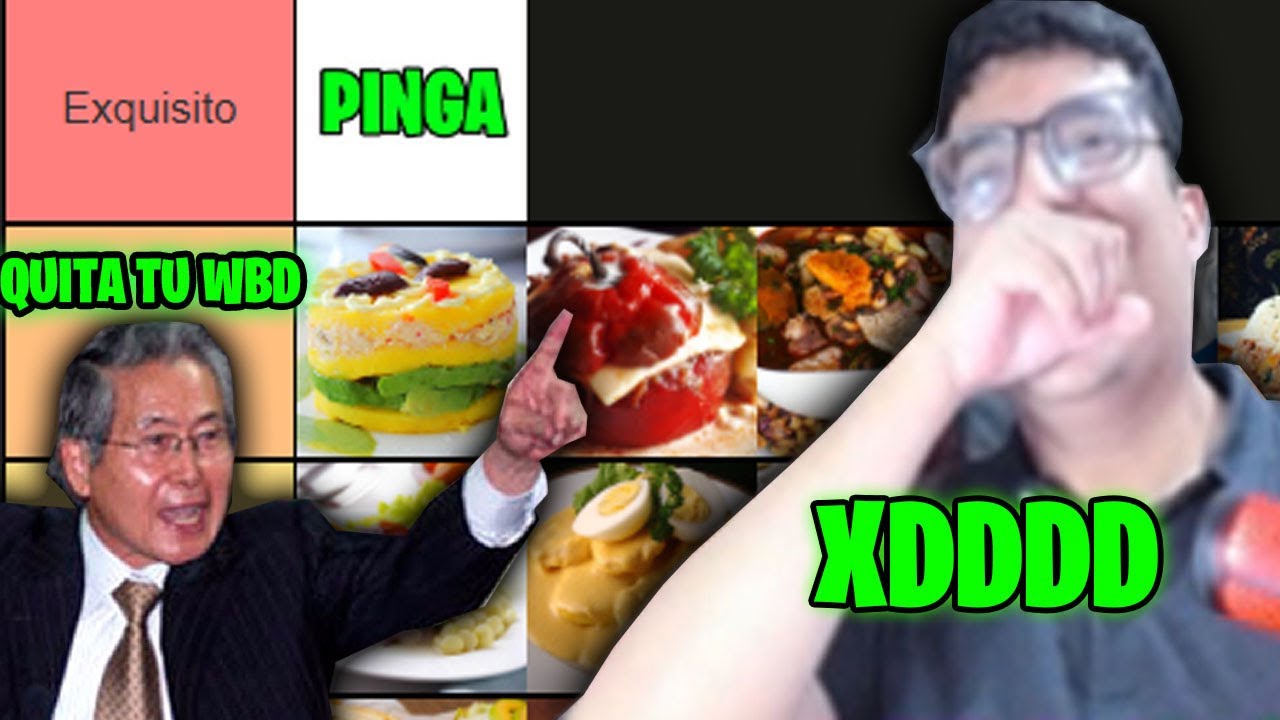 FUJIMORI CONTRA AREQUIPEÑO 🥑 ¿CUAL ES LA MEJOR GASTRONOMIA? | GOBLINCIANO TIER LIST COMIDAS PERUANAS